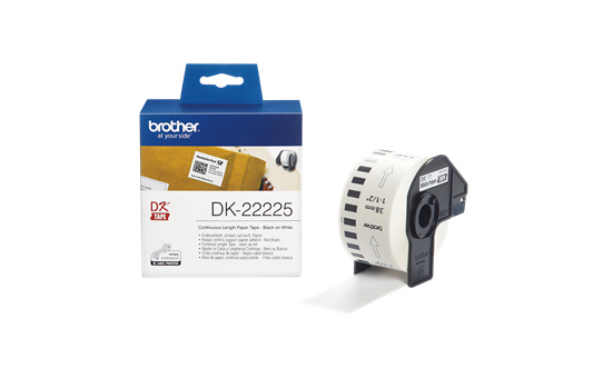 Brother etiketiprinteri etiketid DK-22225 38mm, valge