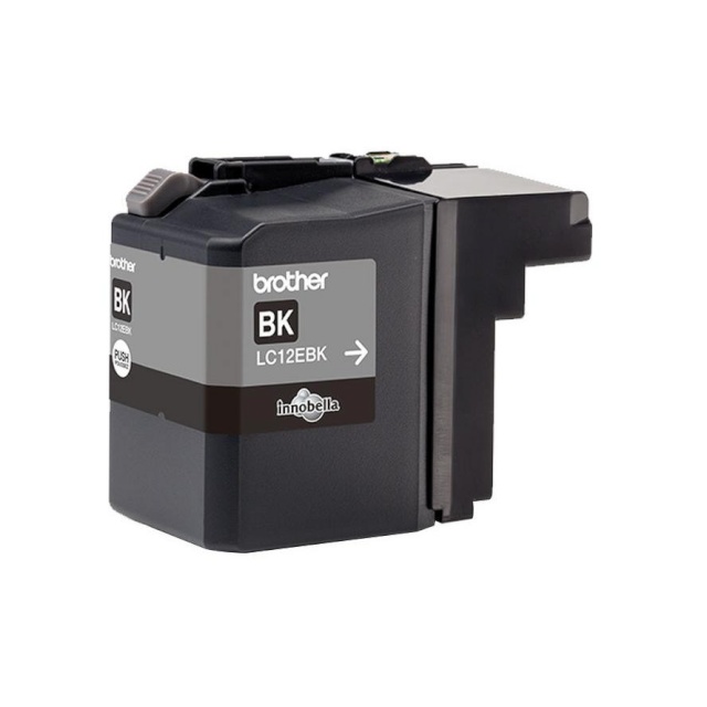 Brother tindikassett LC-12EBK, must