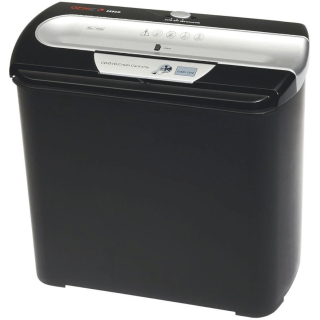 Genie paberipurustaja 255 CD, must/hõbedane