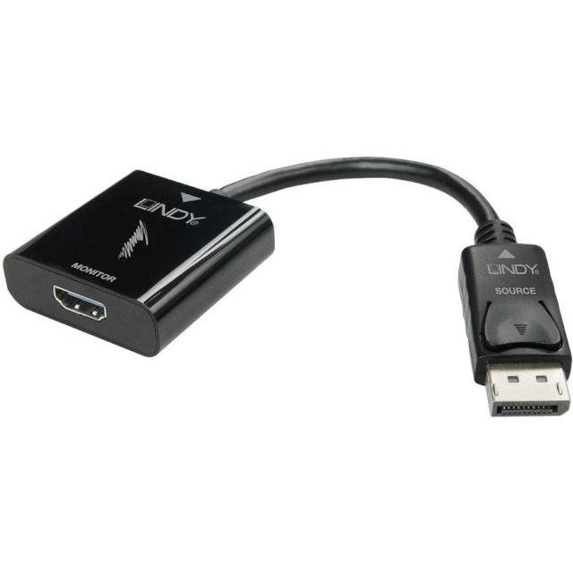 Lindy konverter Acitve DisplayPort 1.2 -> HDMI 2.0 18G