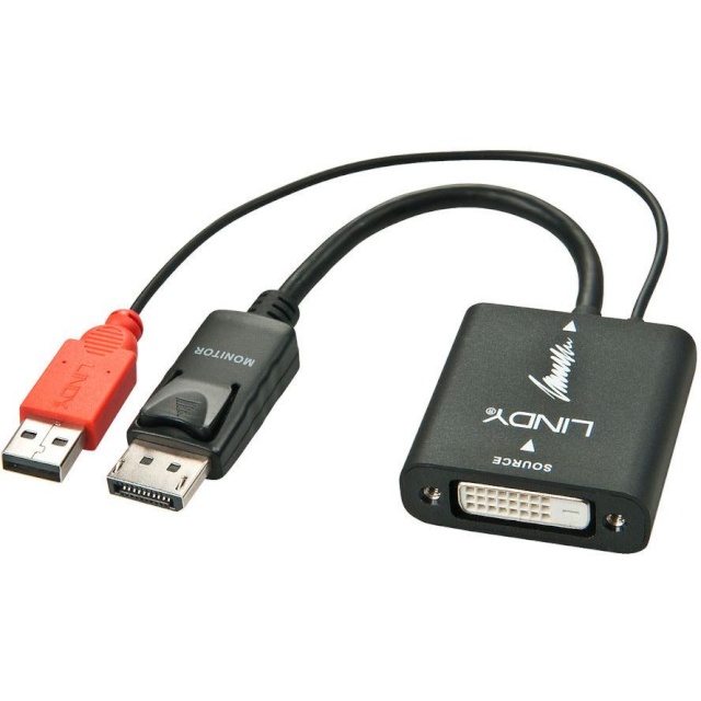 Lindy konverter DVI-D -> DisplayPort Unidirectional