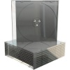 MediaRange CD karbid SlimCase 100tk, läbipaistev/must