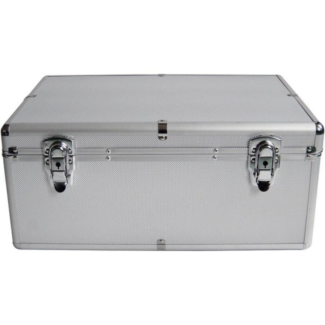 MediaRange CD/DVD kast DJ Case 500 CD-le, hõbedane