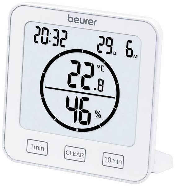 Beurer termomeeter HM22 Thermo/Hygrometer, valge