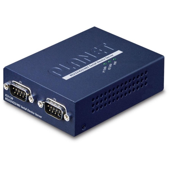 PLANET konverter 2-Port RS232/422/485 -> 1-Port FE Ethernet