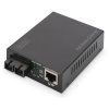 DIGITUS konverter Gigabit PoE Media Converter Multi Mode RJ45/SC