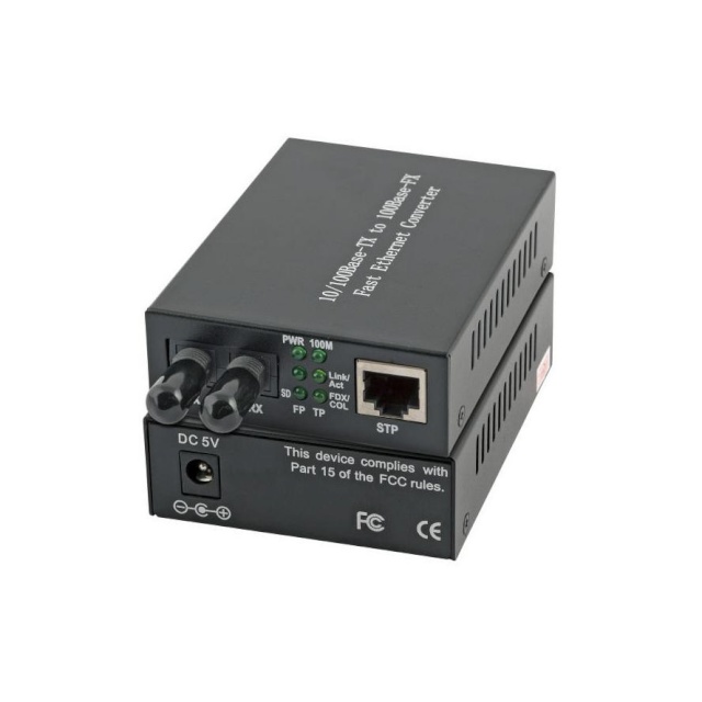 EFB konverter Fast Ethernet Media Converter 100 Base-TX -> 100 Base-FX, RJ45-STP/ST, 1310nm/2km