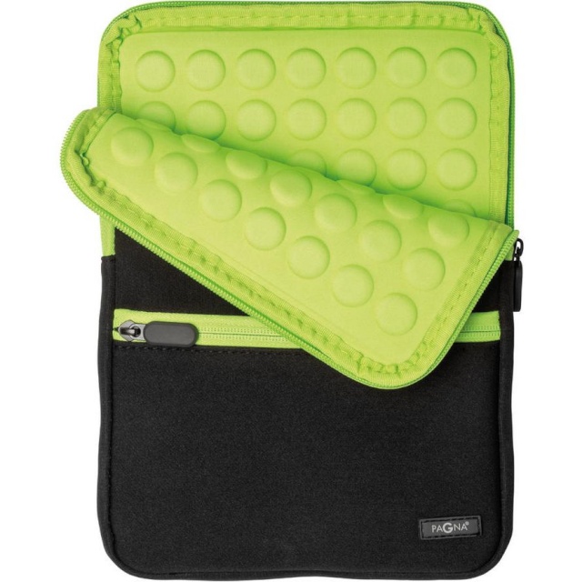 Pagna tahvelarvuti kott Go 10", must/roheline