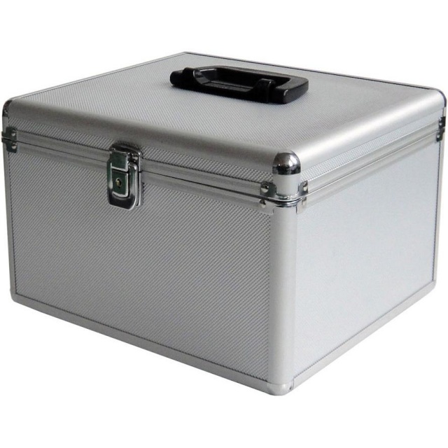 MediaRange CD/DVD kast DJ-Case 300 CD-le, hõbedane