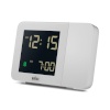 Braun äratuskell BC015W-DCF White Radio Controlled Alarm Clock, valge
