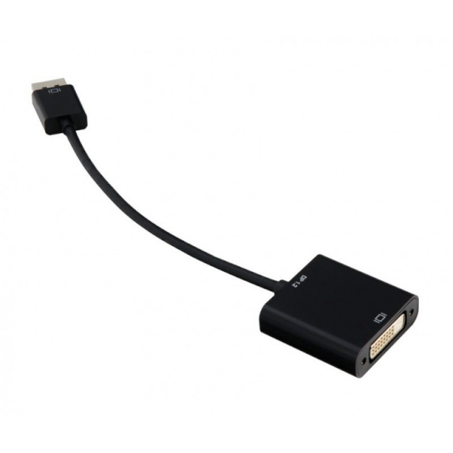 Sharkoon kaabel DisplayPort 1.2 -> DVI24+1 Adapter 0.15m, must