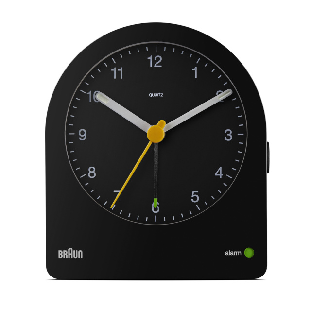 Braun äratuskell BC22BK Quartz Alarm Clock, must