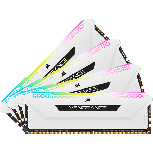 Corsair mälu Vengeance RGB PRO SL DDR4 32GB (4x8GB) 3200MHz CL16, valge