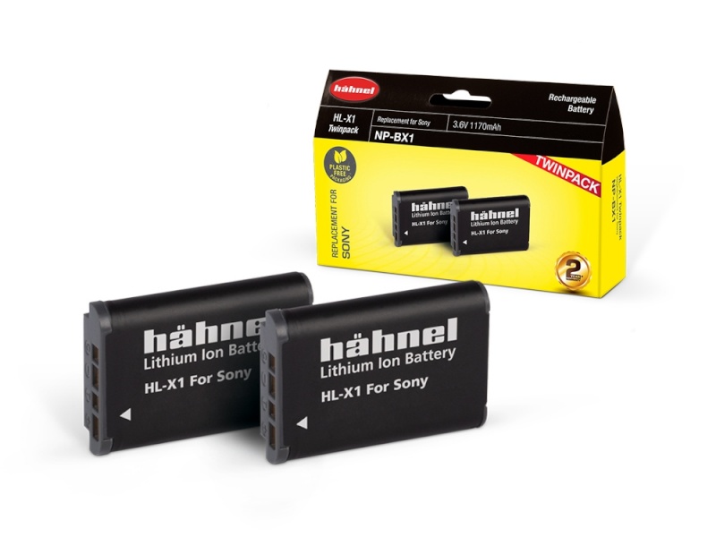 Hähnel aku Sony HL-X1 2-pakk