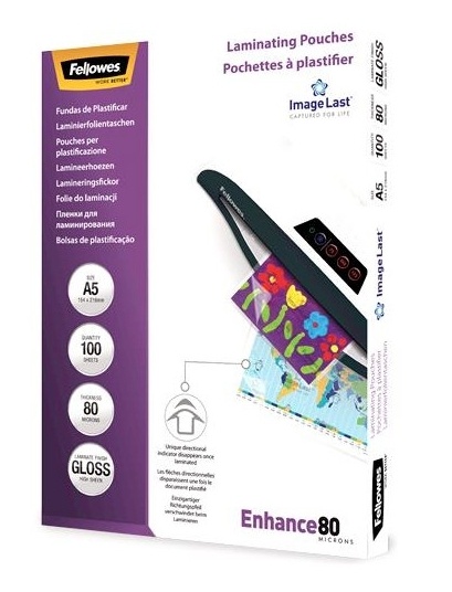 Fellowes lamineerimiskile ImageLast A5 80 micron 100-pakk