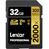Lexar mälukaart SDHC 32GB Professional 2000x U3 V90 300MB/s