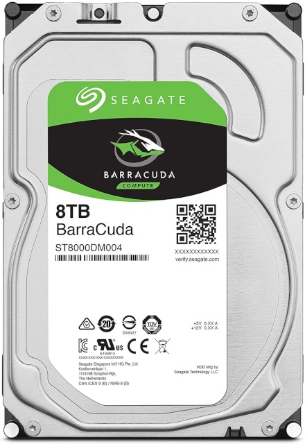 Seagate kõvaketas BarraCuda 8TB 3.5" 5400rpm (ST8000DM004)