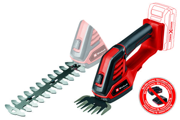 Einhell akutoitega murukäärid ilma akuta GE-CG 18/100 Solo Cordless Grass- and Bush Shear
