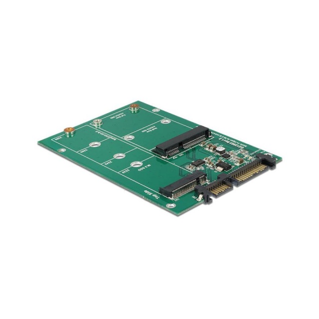Delock konverter SATA 22 Pin -> 67 Pin M.2 NGFF + mSATA