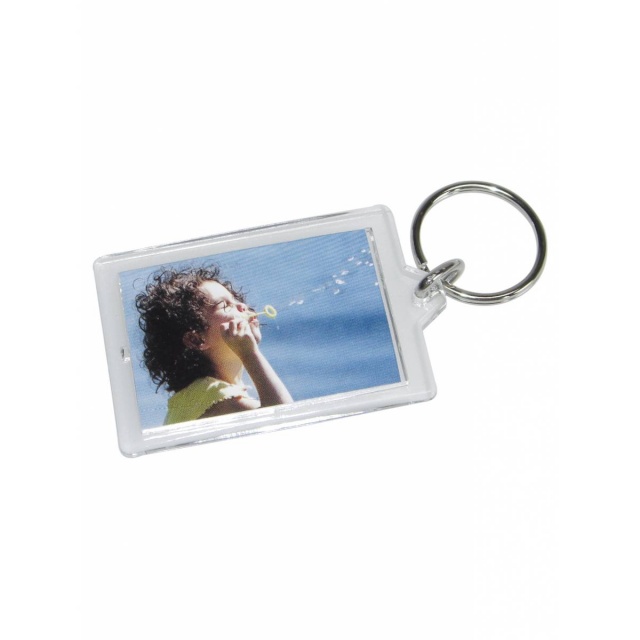 Walther võtmehoidja Key Ring Acryl 3.5 x 4.5 cm 100tk MR192, läbipaistev