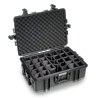 B&W kohver Outdoor Case Type 6500 polsterdatud vaheseintega, must