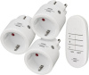 Brennenstuhl seina adapter Comfort-Line Remote Control Socket Set Mini 3+1