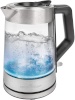 Proficook veekeetja PC-WKS 1190G Glass Kettle, 1,7L, 2200W, hõbedane