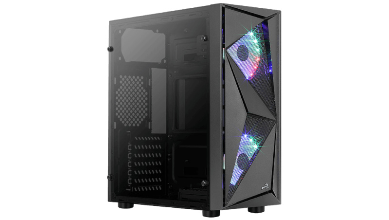 Aerocool korpus Glider TG ATX, must