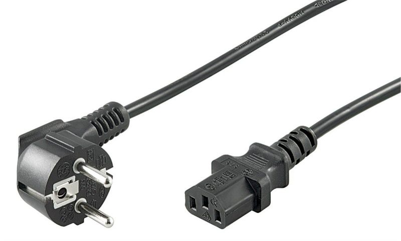 Goobay voolukaabel 68604 Cold-Device connection cord, angled; 1.5 m, must