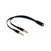 Delock audio adapter 3,5mm -> 2x 3,5mm Bu/St 0.20m