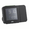Braun äratuskell BC015B-DCF Black Radio Controlled Alarm Clock, must