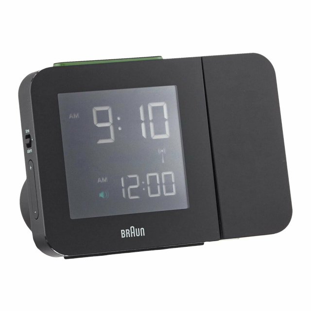 Braun äratuskell BC015B-DCF Black Radio Controlled Alarm Clock, must