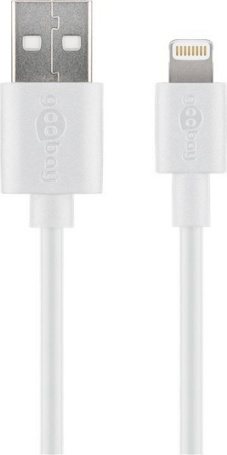 Goobay kaabel Lightning USB 2.0 1m 54600, valge