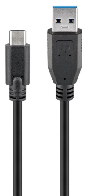 Goobay kaabel USB-C -> USB A 3.0 1.0m 67890, must