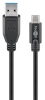 Goobay kaabel USB-C -> USB-A 3.0 0,5m 67999, must
