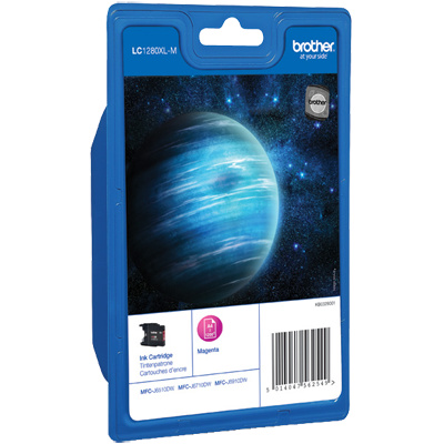 Brother tindikassett LC-1280XLM magenta