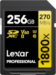 Lexar mälukaart SDXC 256GB Professional 1800x UHS-II U3 V60