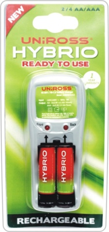 Uniross akulaadija Hybrio X-Press Mini + 2x 2100mAh AA