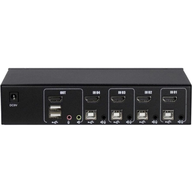 Inter-Tech KVM switch AS-41HA HDMI