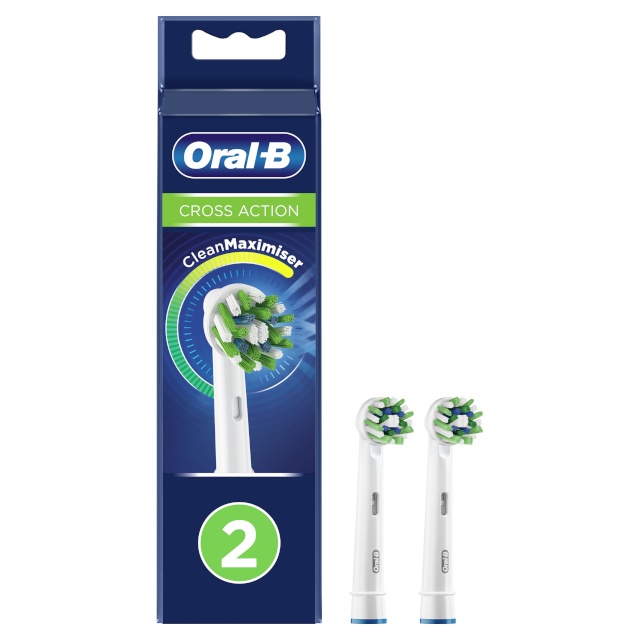 Braun lisaharjad Oral-B EB50 Cross Action, 2tk