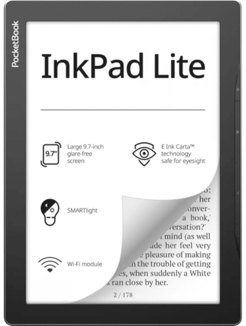 Pocketbook e-luger InkPad Lite 8GB, hall/must