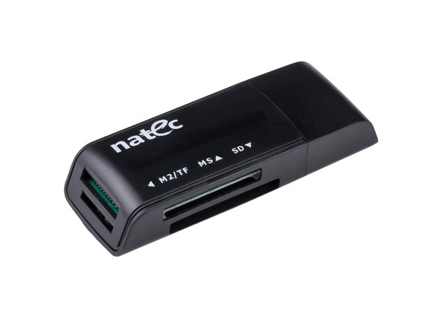 Natec kaardilugeja ANT 3 Mini Card Reader, must