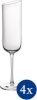 Villeroy & Boch NewMoon -šampanjapokaal, 4 tk.