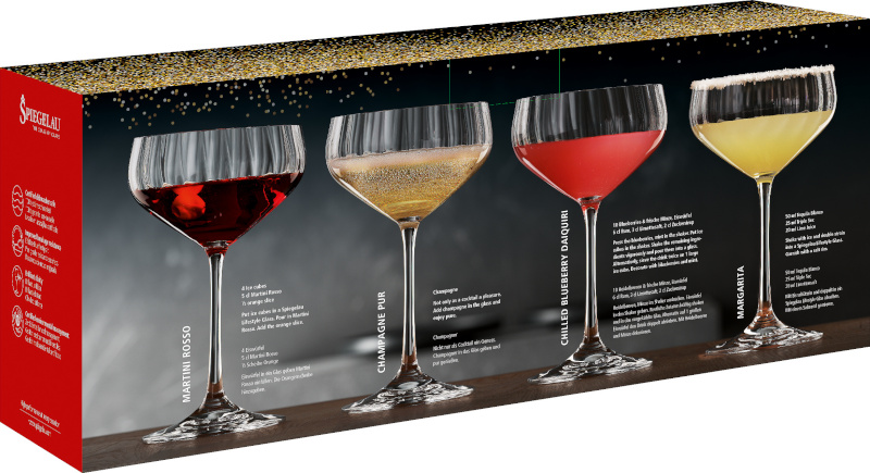 Spiegelau Lifestyle Coupette pokaal, 4 tk.