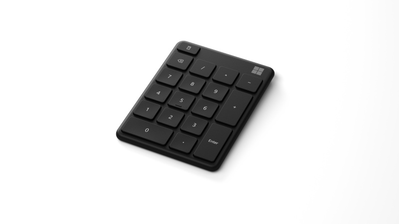 Microsoft juhtmevaba klaviatuur Number Pad Bluetooth, must