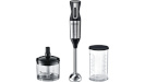 Bosch saumikser MS6CM61V2 ErgoMixx Vacuum Hand Mixer 1000W, must/roostevaba teras