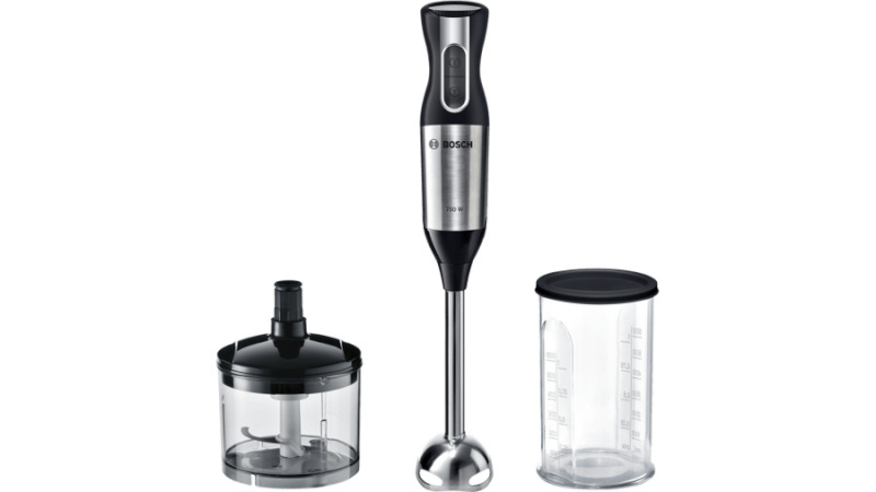 Bosch saumikser MS6CM61V2 ErgoMixx Vacuum Hand Mixer 1000W, must/roostevaba teras