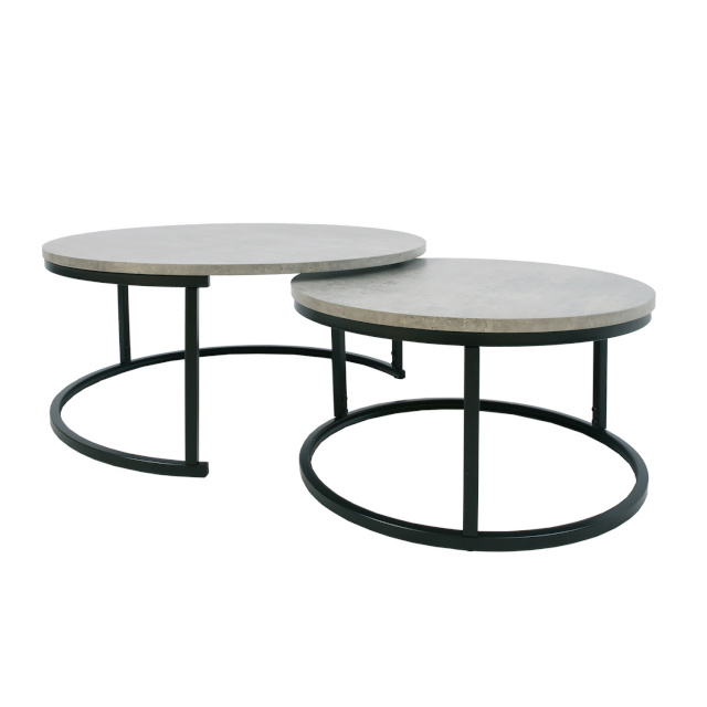 H4Y diivanilaud BRITU 2tk komplektis, hall