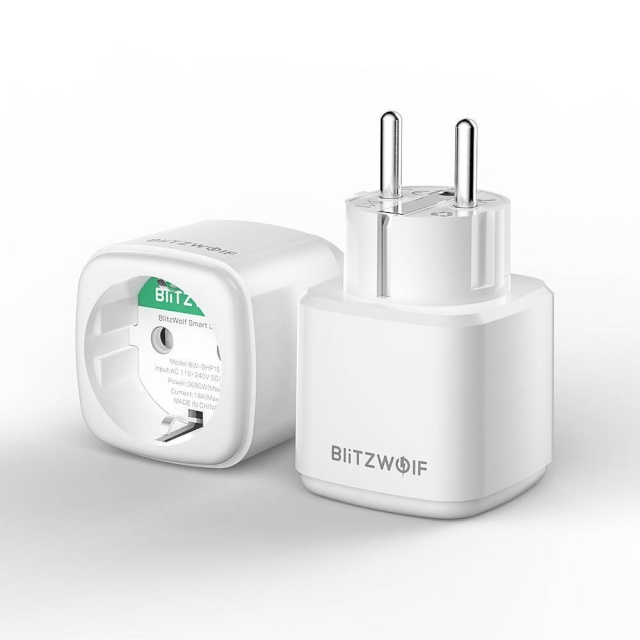 BlitzWolf nutipistik BW-SHP15 smart socket , WiFi, 3680W