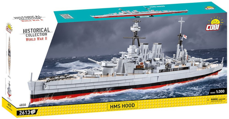 Cobi klotsid Historical Collection "HMS HOOD" | 4830